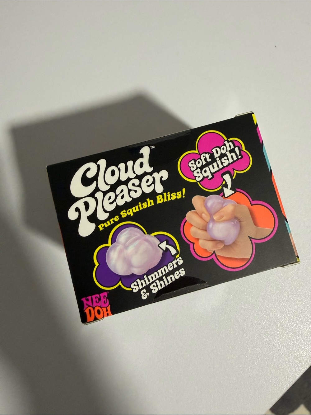 Needoh Cloud Pleaser Pure Squish Bliss Squishy fidget TikTok Schylling toy new - Picture 3 of 4